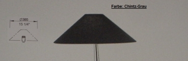 Neuhaus Design Schirm Kegelform flach D385mm Chintz-Grau